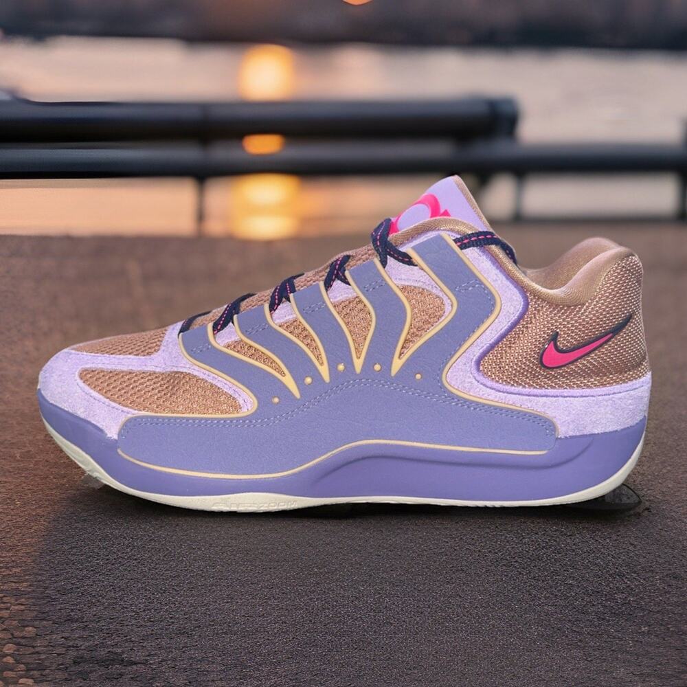 New Men's Size 9.5 KD 18 B.A.D. Purple Basketball HV1992-501 Kevin Durant